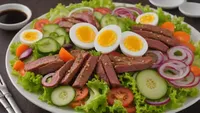 Beef Strips Salad