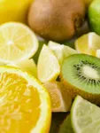 Sliced pineapple & Orange