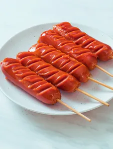 Spicy sausage plate