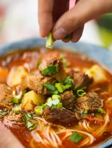 Potatoes Soup Noodle