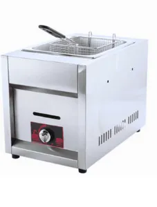 XEOLEO Commercial 6L Gas Deep fryer