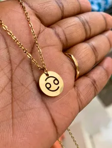 Zodiac Signs Necklace Cancer