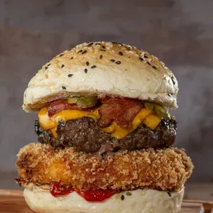 Single Deck Beef Burger