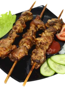 Goat brochette