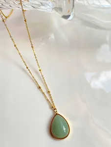 Green Amethyst Necklace