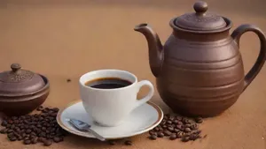 African Coffee served with Pot