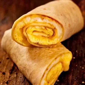 Chapati Omelet Wrap