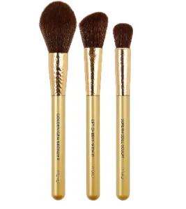 MOTD Cosmetics Gold Goddess Face Makeup Brush Set