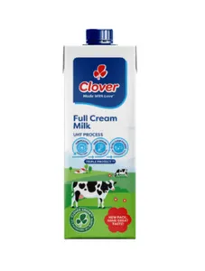 Clover Full Cream UHT Milk - 1 Ltr