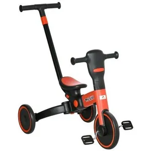 Kids Tricycle bike with Parent steering handle 10inch bicycle