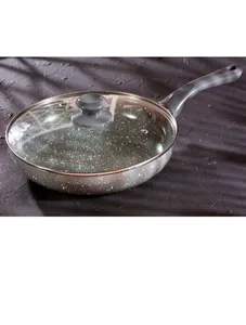 Aluminium Nonstick Coated Frying Pan With Cover