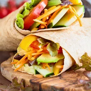 Avocado Wrap+ Salad (vegeterian)