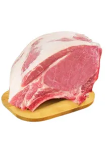 Pork loin rib end bone-in