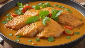 Fish Cooked with Curry Sauce