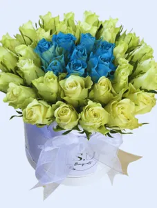 Blue Roses For A Baby Boy