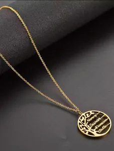 Customized Statement Name Tree Necklace