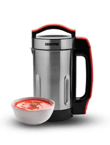 Geepas Multifunctional Digital Soup Maker  Stainless Steel Jug, 1.6L Healthy Smoothies & Shakes Machine