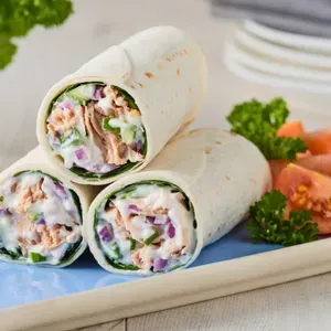 Tuna wraps+Salad