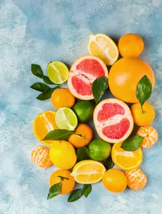 Pineapple, Papaya With Lemon