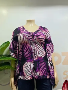 Pink Palm Leaf Blouse