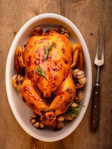 Grill whole Chicken