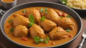 Chicken Cooked with Curry Sauce
